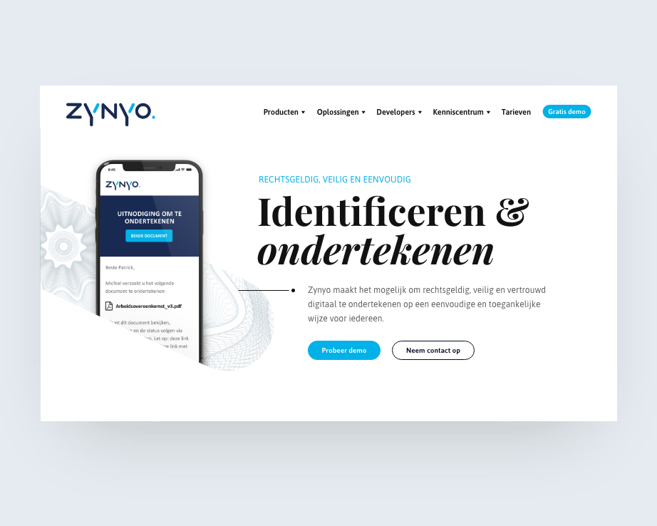 Zynyo Branding Business Cards